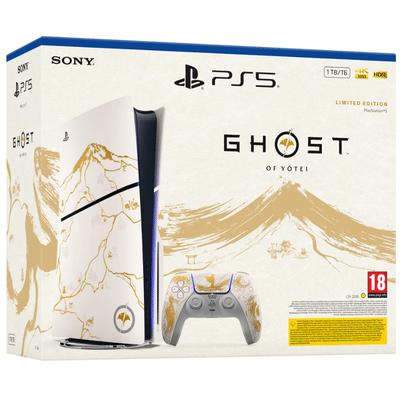 PlayStation 5 Slim  1TB Ghost of Yotei Gold Limited Edition Bundle