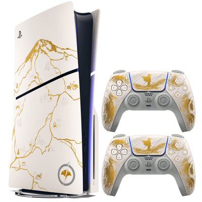 PlayStation 5 Slim  1TB Ghost of Yotei Gold Limited Edition Bundle -  DualSense Ghost of Yōtei Gold  Edition